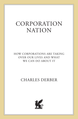 Corporation nation: how corporations are taking over our lives and what we can do about it