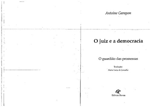 O Juiz e a Democracia