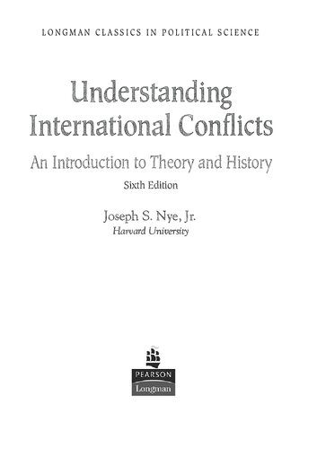 Understanding International Conflicts: an Introduction to Theory and History