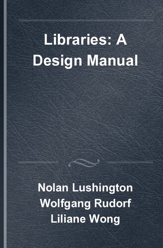 Libraries : a design manual