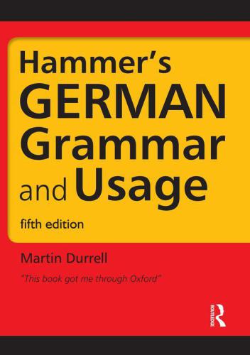 Hammer's German Grammar and Usage
