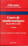 Cours de mathématiques du premier cycle, Première année