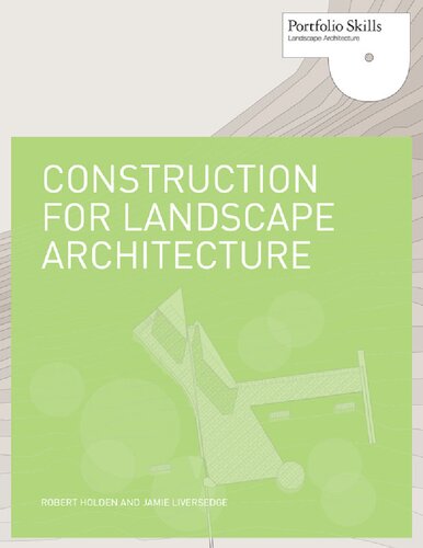 Construction for Landscape Architecture: Portfolio Skills