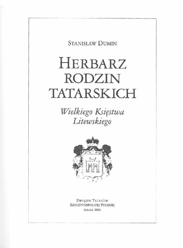 Herbarz rodzin tatarskich Wielkiego Księstwa Litewskiego