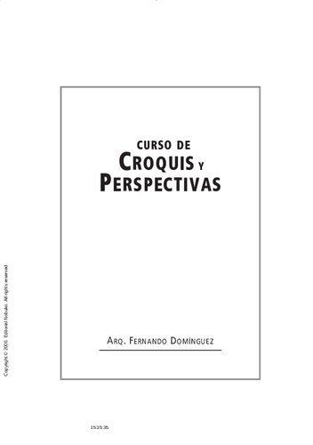 Curso de croquis y perspectivas