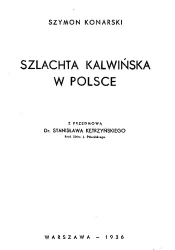 Szlachta Kalwińska w Polsce