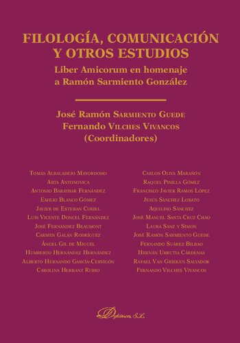 Filología, comunicación y otros estudios: Liber Amicorum en homenaje a Ramón Sarmiento González