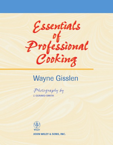 Essentials of Professional Cooking