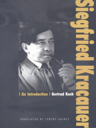 Siegfried Kracauer: an introduction