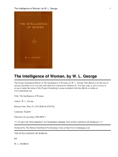 Intelligence of woman