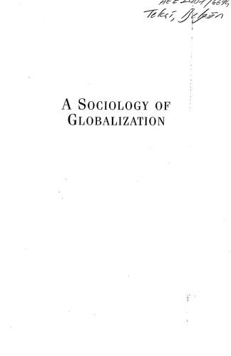 A Sociology of Globalization