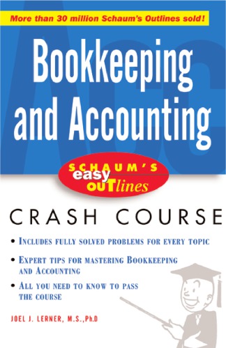 Bookkeeping and accounting: based on Schaum's outline of theory and problems of bookkeeping and accounting