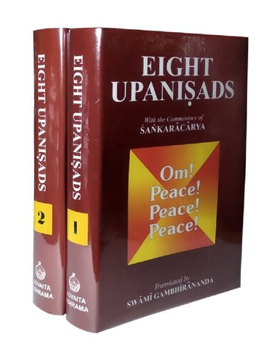Eight Upanishads, With the Commentary of Shankaracharya (2 Vol. Set)
