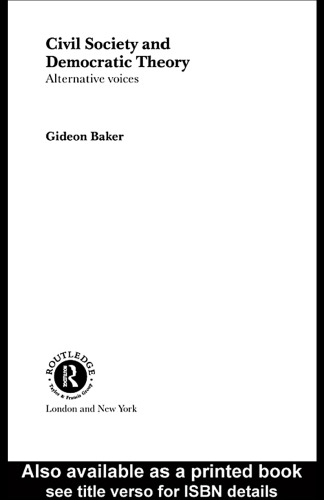 Civil Society and Democratic Theory: Alternative Voices
