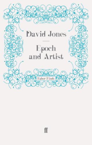 Epoch and artist: selected writings