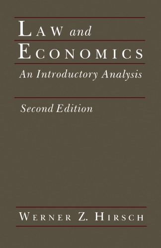 Law and Economics: an Introductory Analysis