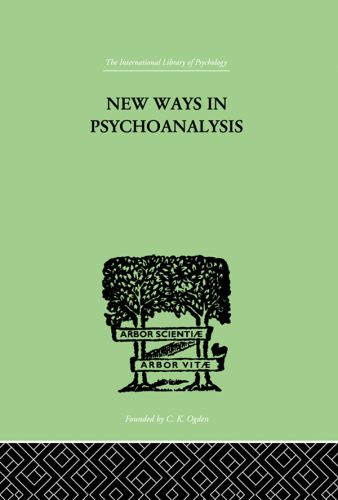 New Ways in Psychoanalysis