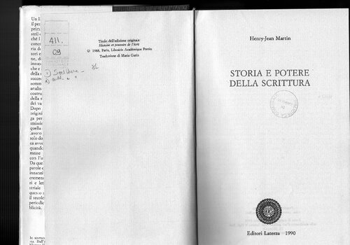 Storia e potere della scrittura