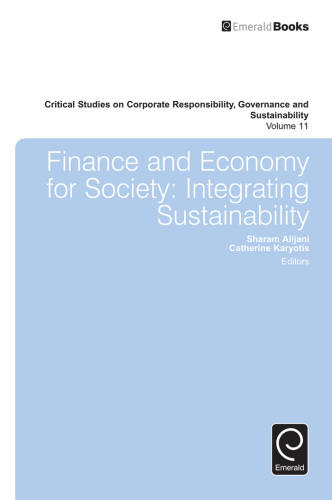 Finance and Economy for Society Integrating Sustainability