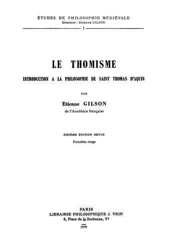 Le thomisme