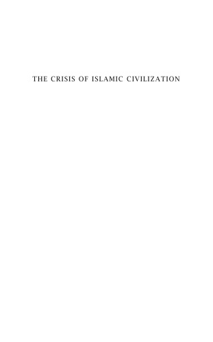 The crisis of Islamic civilization