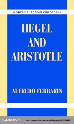 Hegel and Aristotle