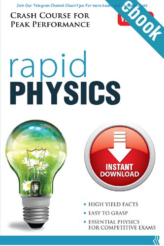 RAPID PHYSICS BY MTG for IIT JEE BITSAT AMU Competitive Engineering Entrance Exams