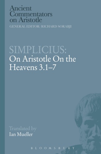 On Aristotle On the heavens 3.1-7