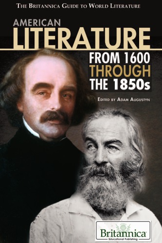 American literature from 1600 through the 1850s