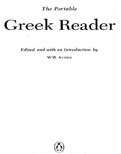 The Portable Greek Reader