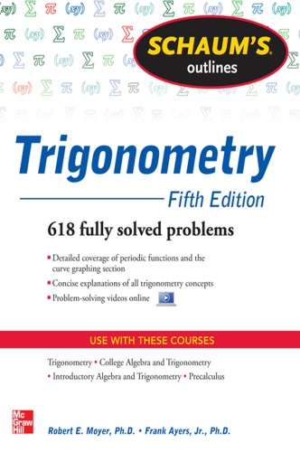 Schaum's outlines: trigonometry with calculator-based solutions