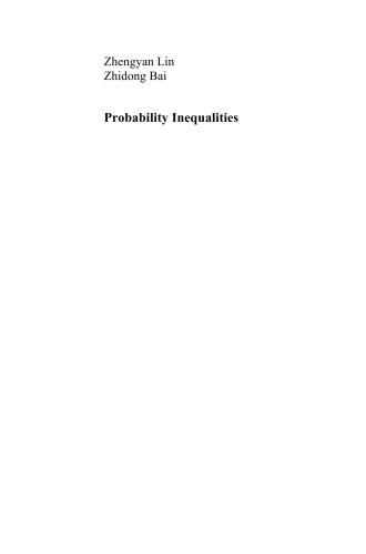 Probability inequalities