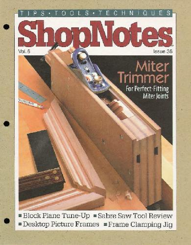 Woodworking Shopnotes 036 - Miter Trimmer