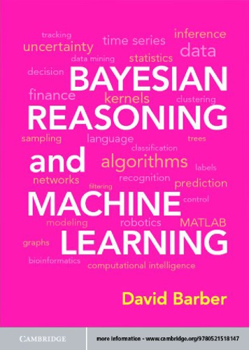 Bayesian reasoning and machine learning