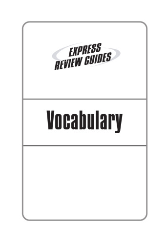 Express Review Guides: Vocabulary