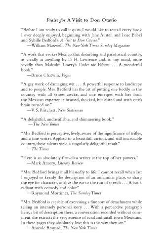 A visit to Don Otavio: a traveller's tale from Mexico