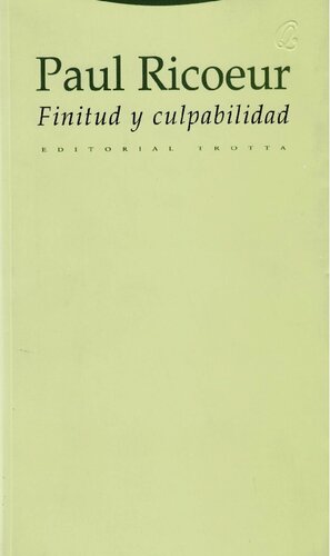 Finitud y culpabilidad