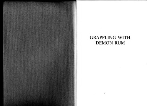 Grappling with Demon Rum: the Cultural Struggle over Liquor in Early Oklahoma