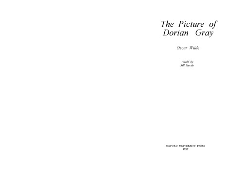 The Picture of Dorian Gray - Oscar Wilde