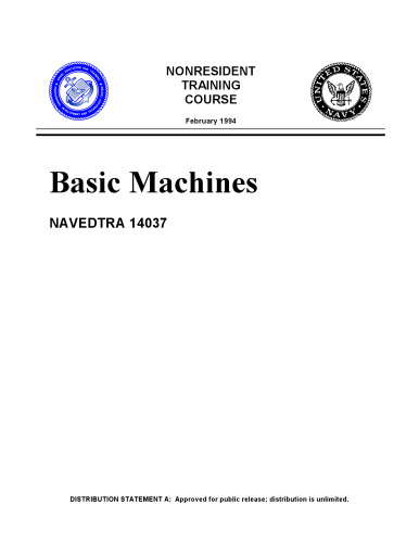 Basic Machines and How They Work