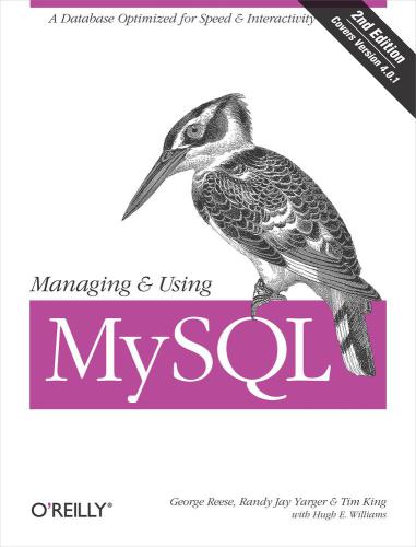 Managing and using MySQL