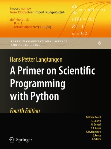 A primer on scientific programming with Python