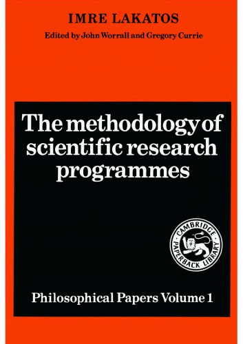 The Methodology of Scientific Research Programmes