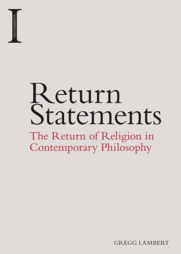 Return statements: the return of religion in contemporary philosophy