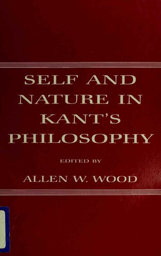 Self and Nature in Kant's Philosophy