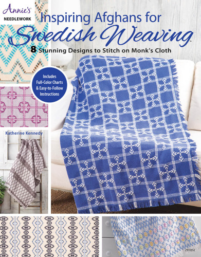 Inspiring afghans for Swedish weaving: 8 stunning designs to stitch on monk's cloth