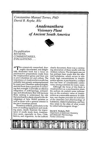 Anadenanthera: Visionary Plant Of Ancient South America
