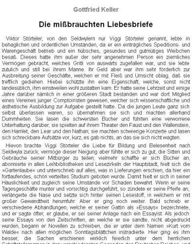 Die mißbrauchten Liebesbriefe