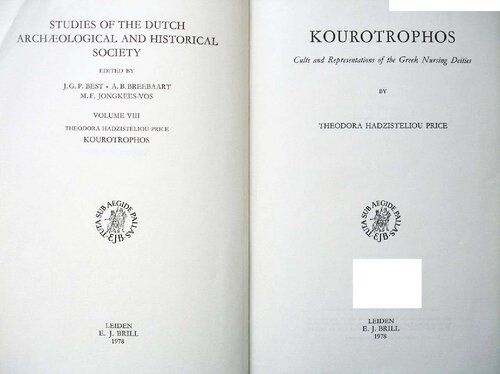 Kourotrophos: Cults and Representations of the Greek Nursing Deities