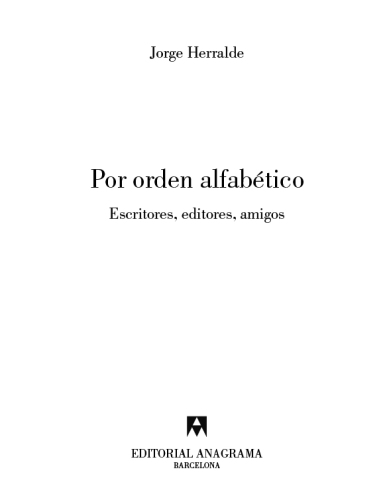 Por orden alfabético